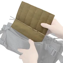 SINAIRSOFT MK4 Chaleco táctico MOLLE con solapa frontal y aparejo