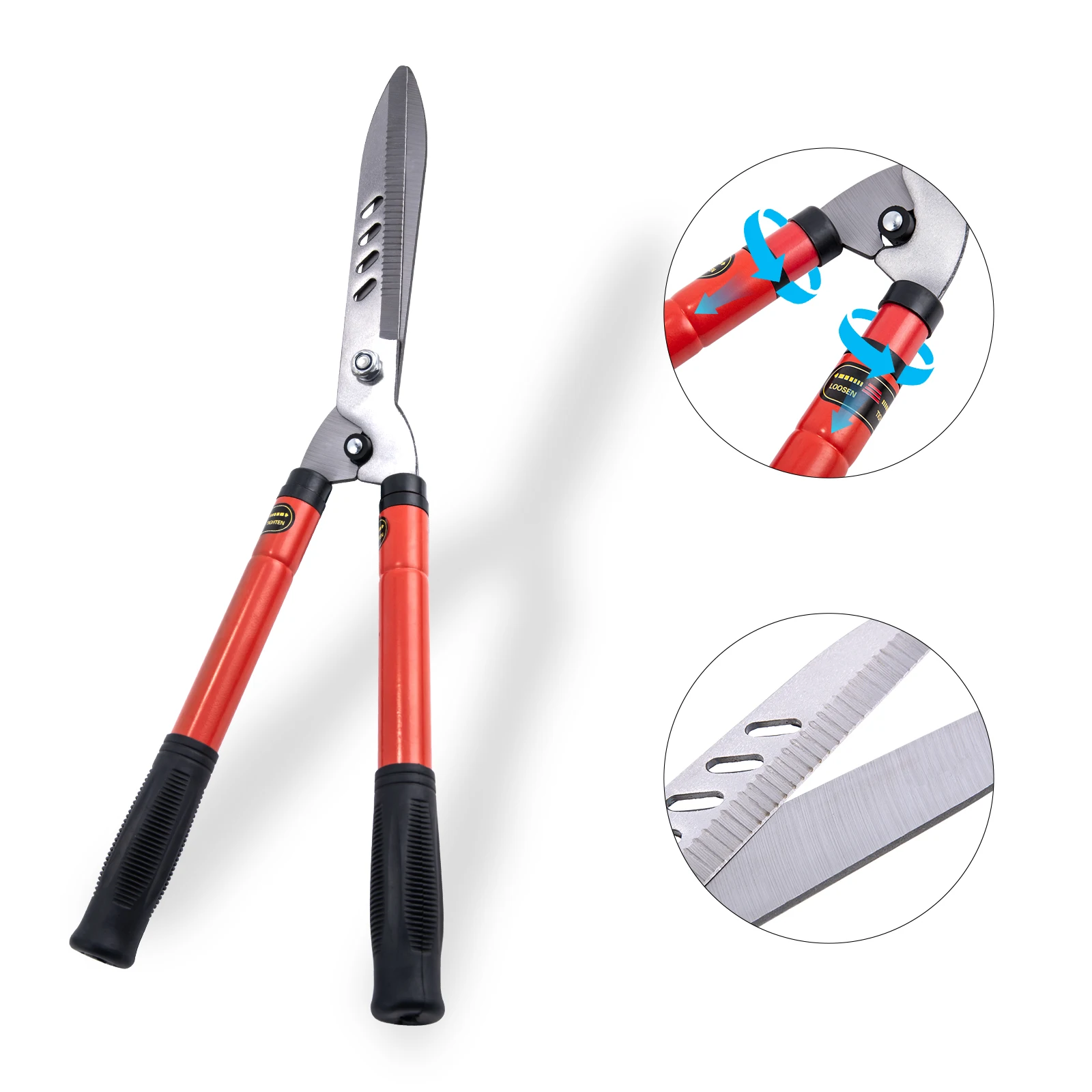 

Качественные садовые специальные ножницы для живой изгороди, обрезка ветвей для растений, острые ножницы из углеродистой стали, садовые ножницы с длинной ручкой для газона