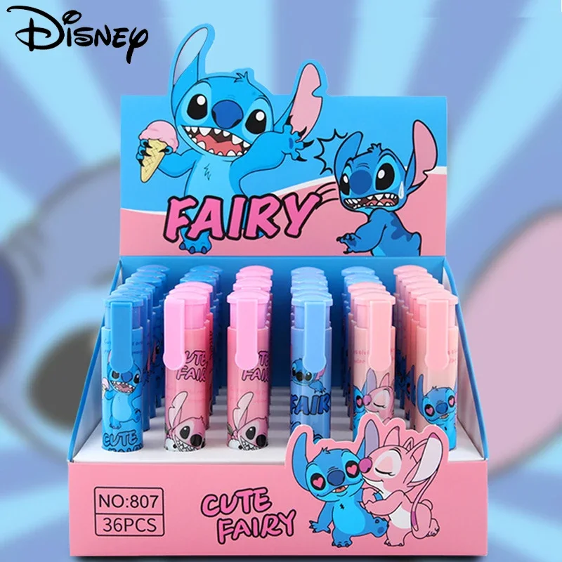 

Kawaii Disney Anime Stitch Doll Press Eraser Student Cartoon Learning Stationery Clean and No Traces Eraser Kids Holiday Gifts