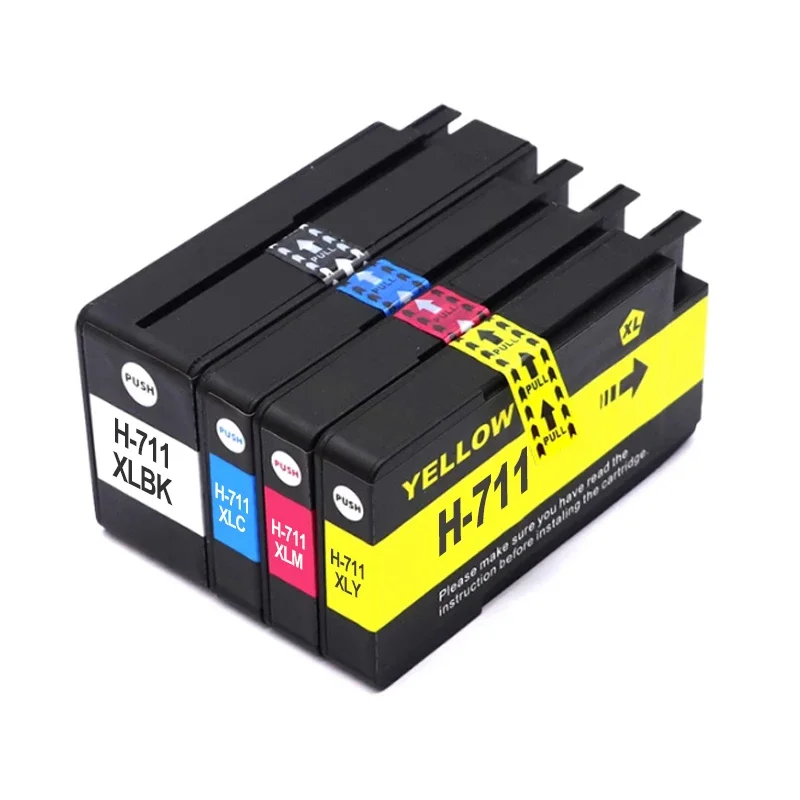 For HP 711XL 711 HP711 Replacement Ink Cartridge Full With Ink Compatible For HP DesignJet T120 T520 Printer