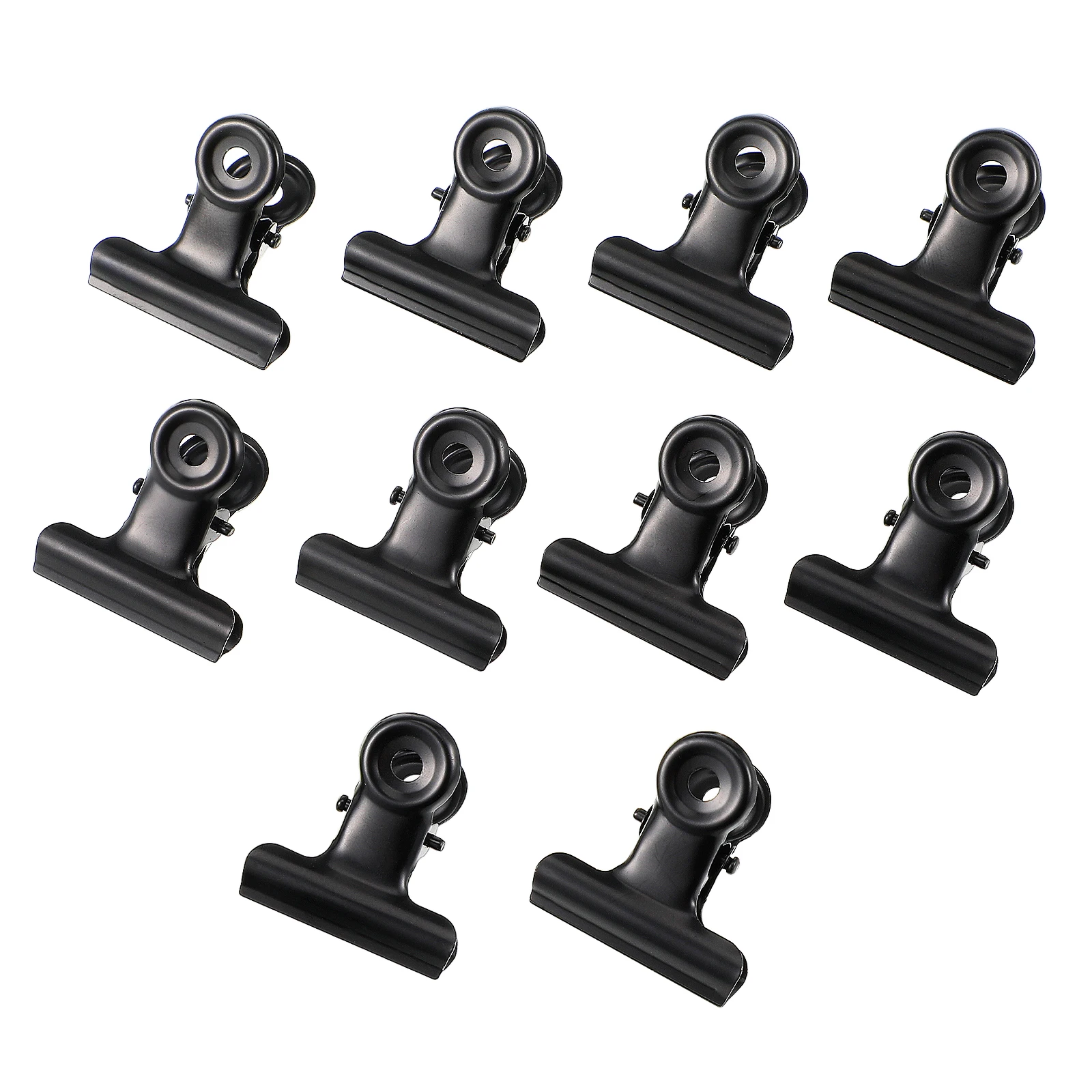 

10 Pcs Shaping Clips Stainless Steel Airtight Seal Binder Clamps Paper Receipt Holder Office Supplies Stationery Document
