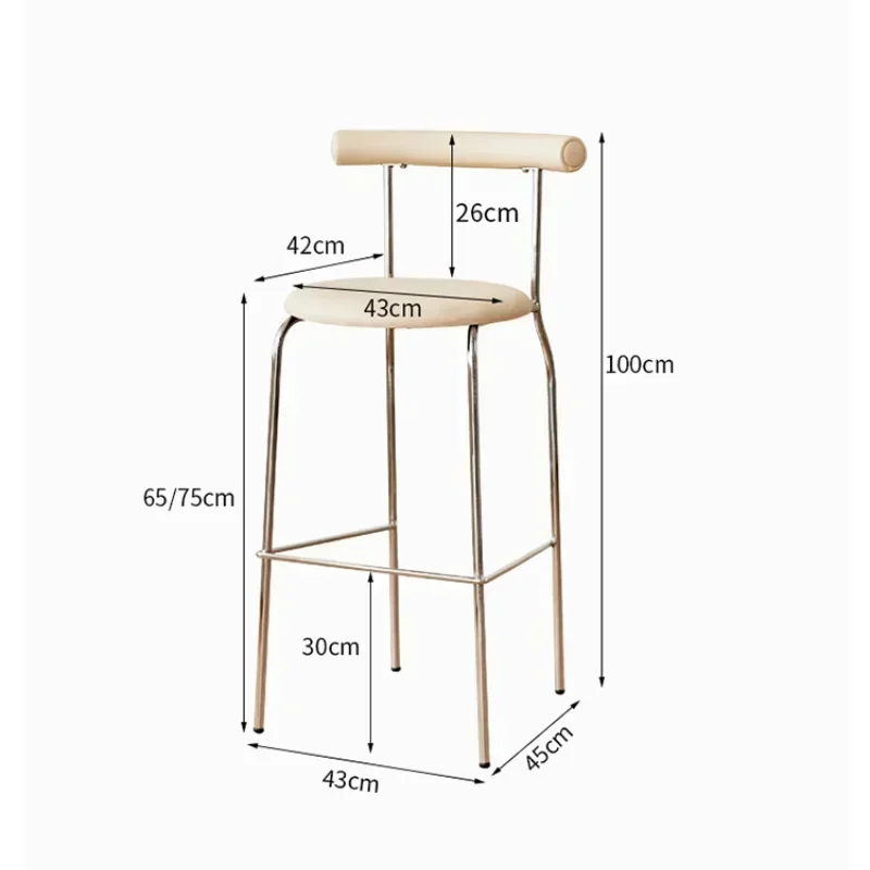 

Легкий роскошный средневековый барлистый бытовой высокий табурет для бара, кабинета, стул для острова, высокий передний стол, высокий