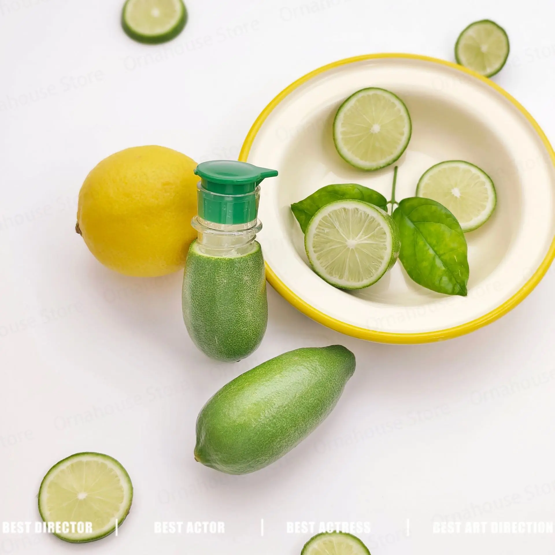 

Portable and Easy Manual Juicer for Lemon and Orange Juice with Screw Cap and Built-in Filter