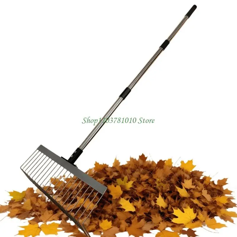 U55D Rustproof Steel Rakes Easy Assembly Design For Quick Setups In Lawn Care Pet Waste Management Cleaning Tasks Tool