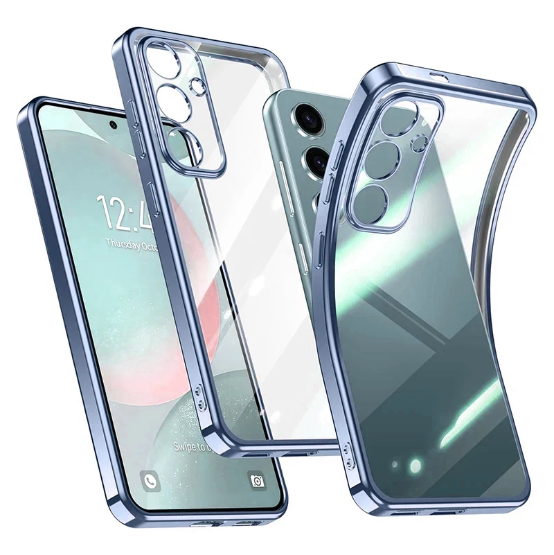 

Plating Silicone Soft Case For Samsung Galaxy A04S A14 A24 A34 A54 A05 A05S A15 A25 A35 A55 A12 A22 A32 A52 A13 A23 A33 A53 A73