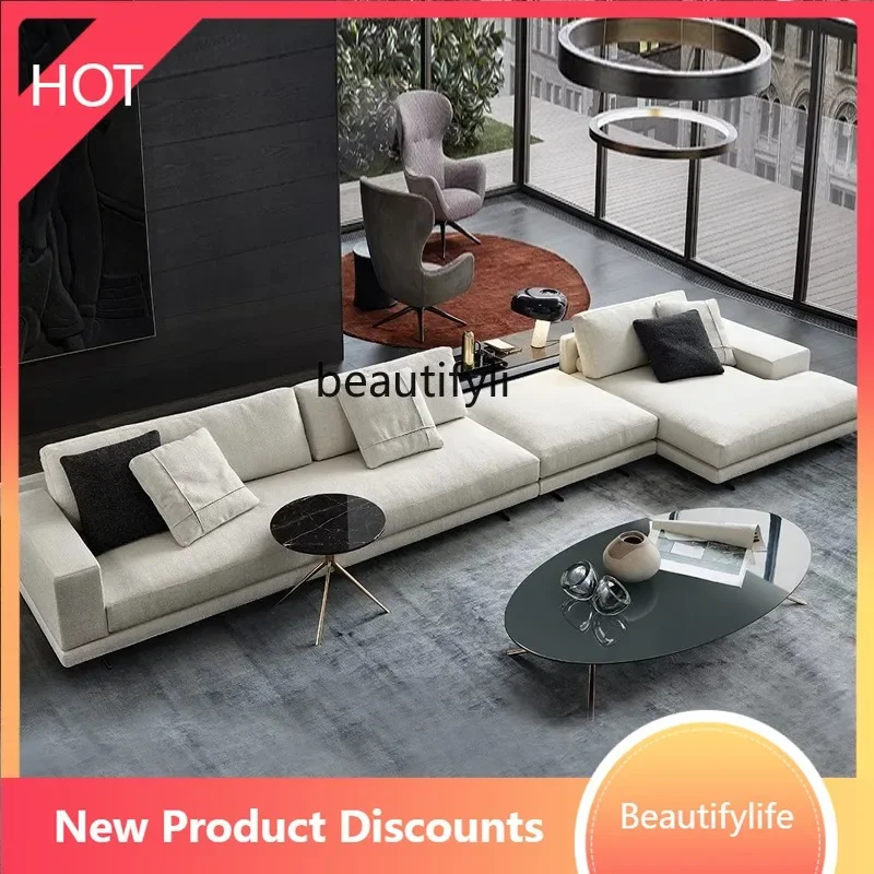 X  F4567 Living room fabric sofa complete combination modern simple household leave-in technology cloth, sofa