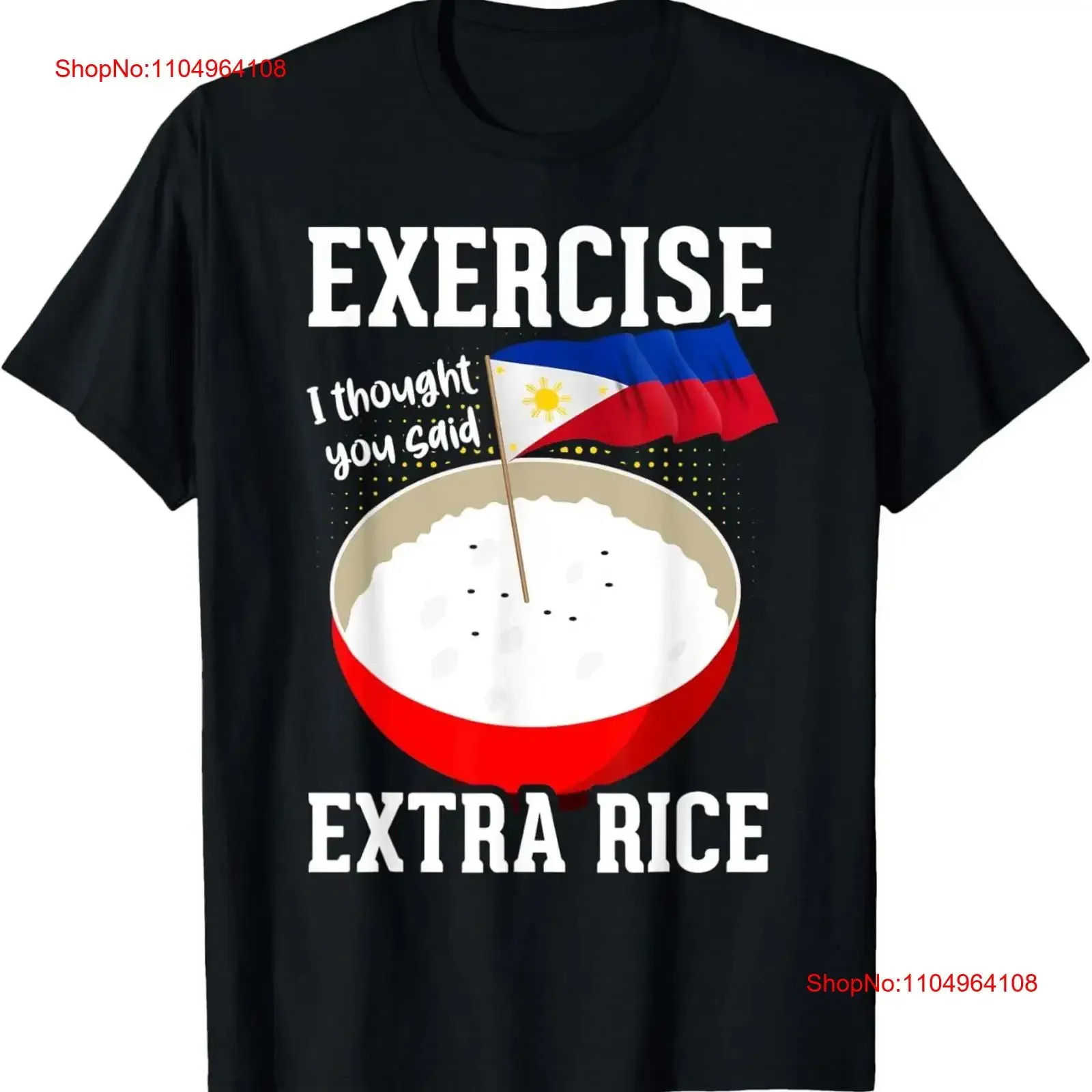 Divertido orgullo filipino filipino arroz extra orgulloso Filipinas camiseta vintage lavado ropa de diseñador Casual cómodo Unisex