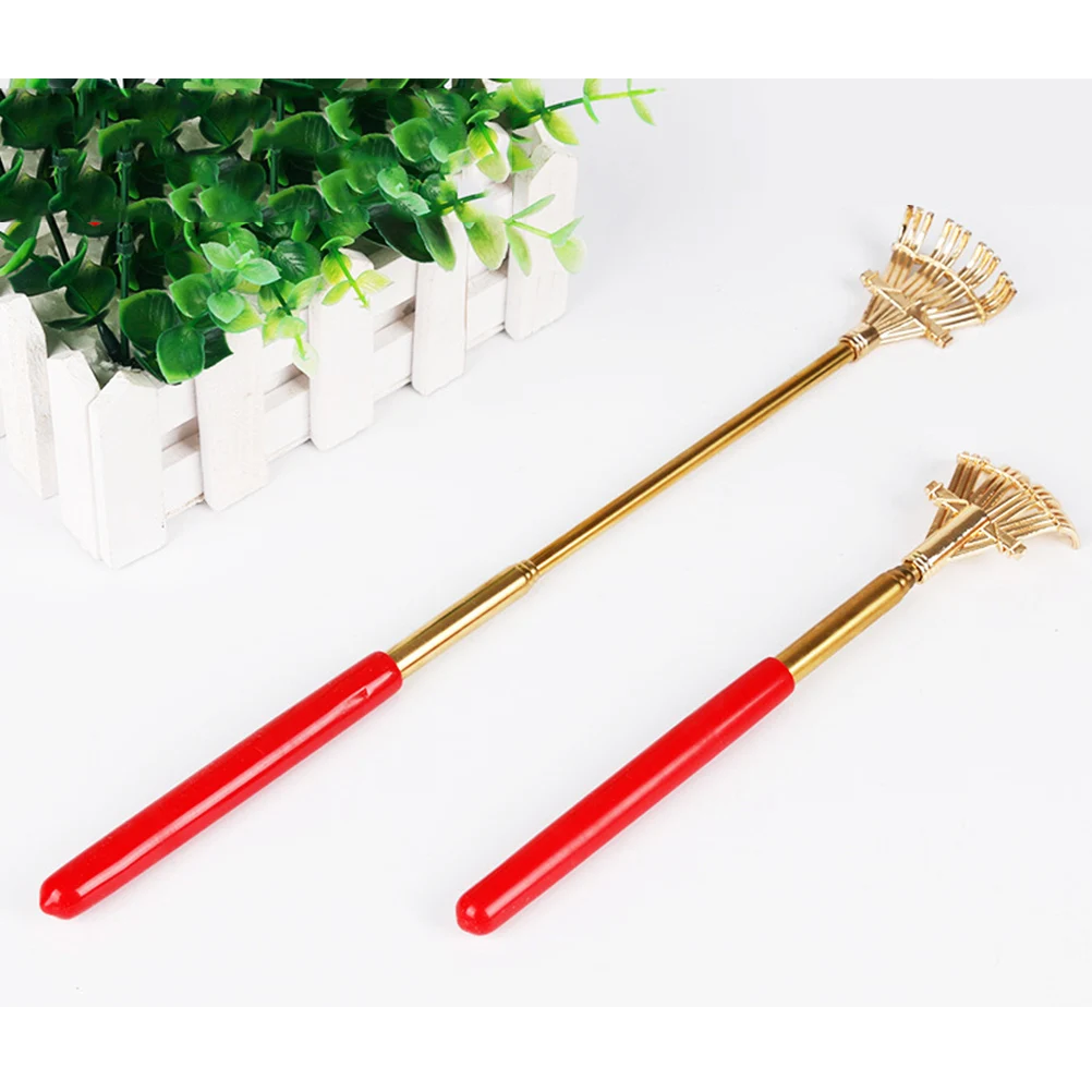 

3pcs Back Massager Stainless Steel Portable Retractable Claw Scratcher Soft Handle Extendable Design Eliminate Pressure