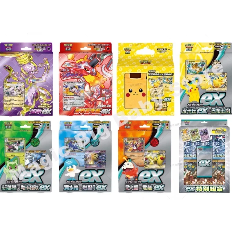 Oryginalna gra karciana Pokemon PTCG chińska Zhu i fioletowa S12a Flash skarb szalone fale początkowa kombinacja Ex Booster Pack