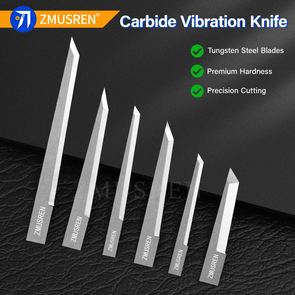 10PCS Lengthen Cutting Blade 0.63 1.5mm Thickness Vibration Knife for AOL RUKING IECHO JWEI ZXT Cutter Foam Lengthening Cutter