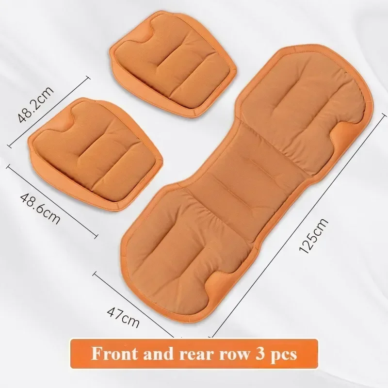 Universal Ice silk Car seat cover:Four Seasons Comfortable Breathable,Luxury Seat Cushion Protector,Seat cover for cars full set