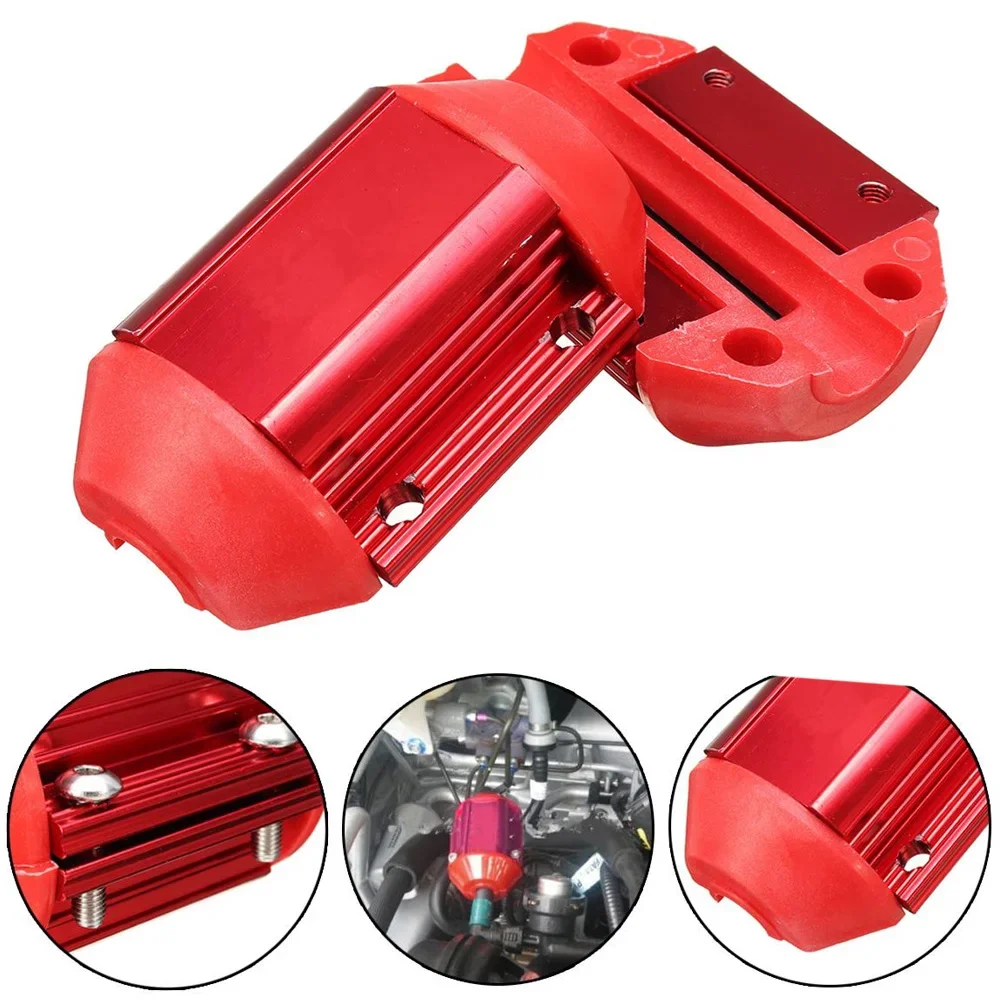 Universal 12V Red Magnetic Fuel Saver Device Car Oil Fuel Economizer Performance Saving Accessories