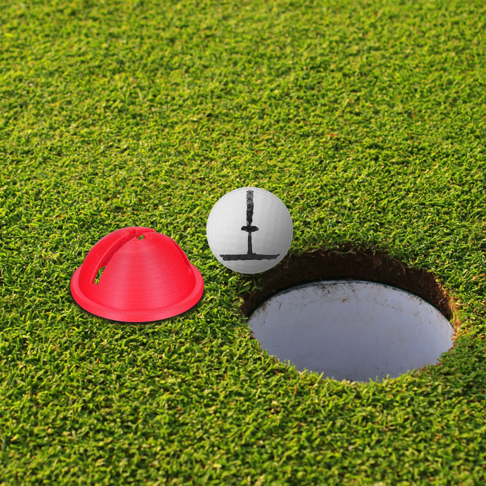 4Pcs Golf Ball Alignment Tool Set Precision Putting Line Marker Stencil for Accurate Stroke Guide Straight Putt Setup Golf view 4