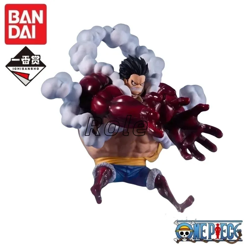 

100% Original Bandai Ichiban Kuji Anime 25Th Anniversary The Road To Pirate King Monkey D Luffy Gear 5 Anime Figures