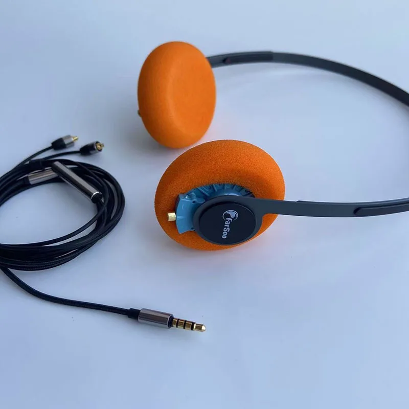 

Наушники Farsoo KPH40 в ретро-стиле, стальная рама, сменный кабель MMCX, винтажный дизайн, Hi-Fi гарнитура с охватывающими амбушюрами