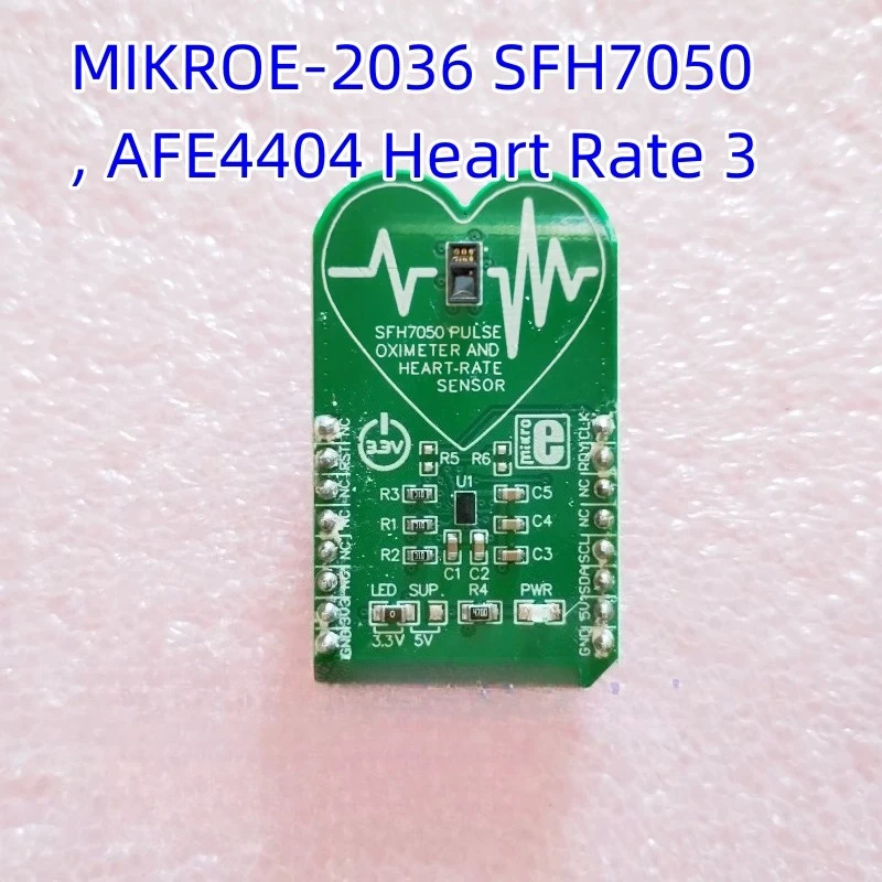 

For MIKROE-2036 SFH7050, AFE4404 Heart Rate 3 Click Module -