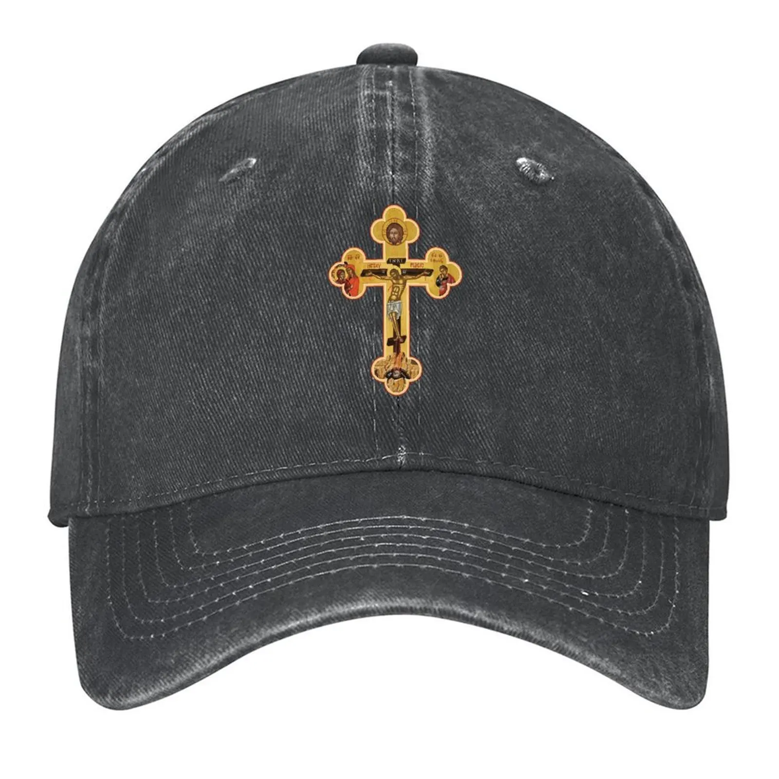

Orthodox Cross Icon Baseball Cap Icon luxury woman cap Wild Ball Hat winter hats for men Elegant Women's Hats Men's