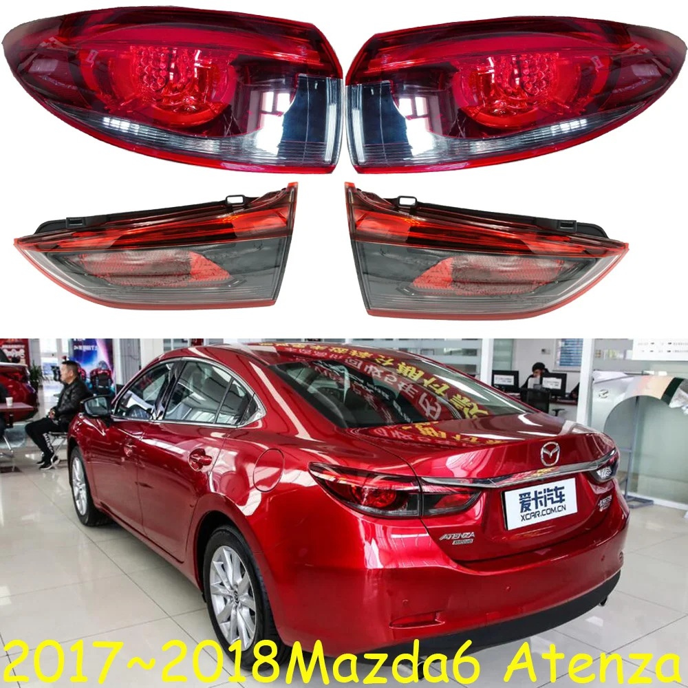 1pcs Bumper Lamp For Mazda 6 TailLight Fit For Sedan Car 2017~2018year Mazda6 Atenza TailLight Rear Lamp