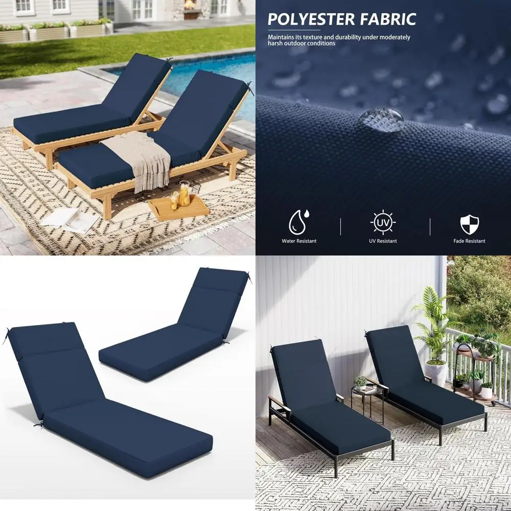 2Pcs Outdoor Chaise…