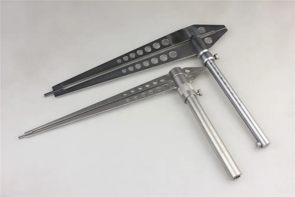 Orthopaedic Instruments Medical Caliper for Measuring Spinal and Lumbar Spine Fusion with Titanium cage and Titanium Mesh