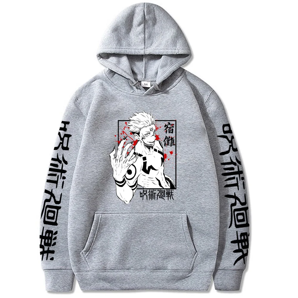 Ryomen Sukuna Hoodies Graphic Printing Sweatshirts for Fans Casual Long Sleeve Men/Women Clothing Sudaderas Hip Hop Hoody - Image 3