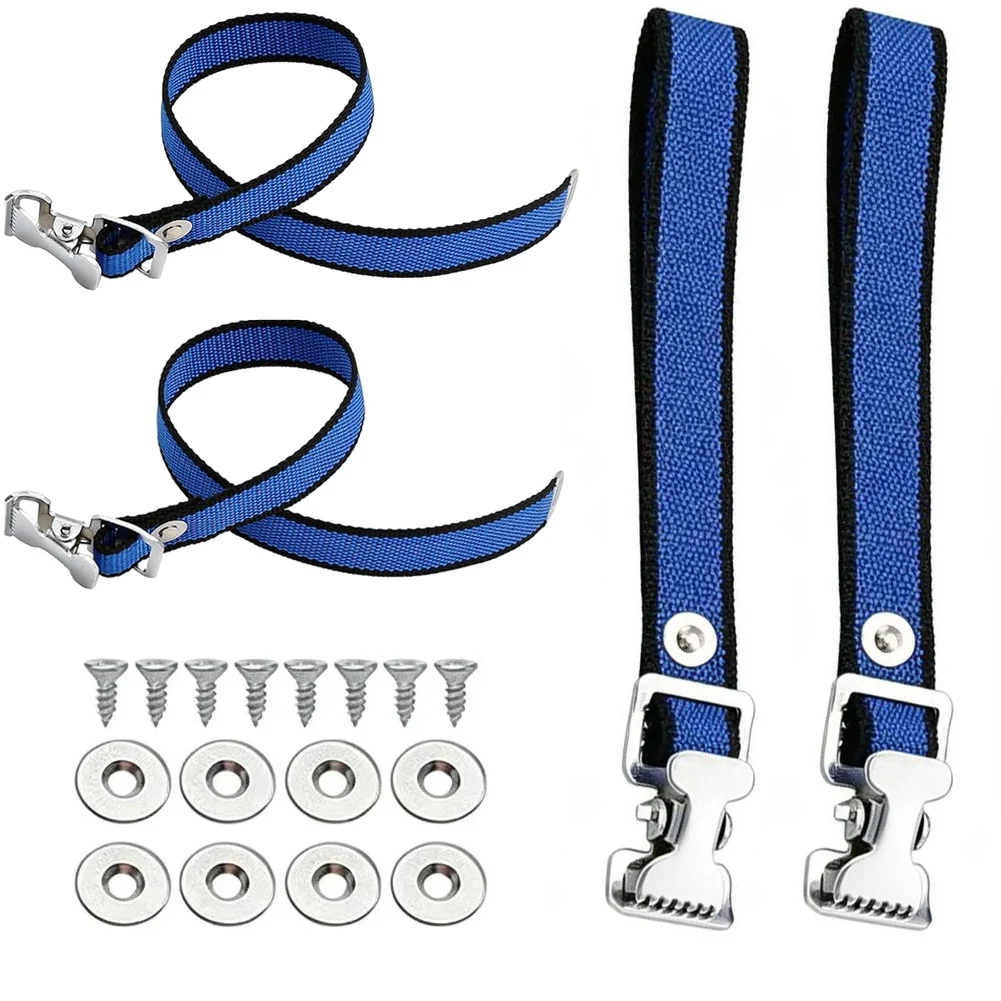 4PCS Replacement Straps for Drywall For Stilts Adjustable Height Foot Bands Made of Nylon and Metal Components