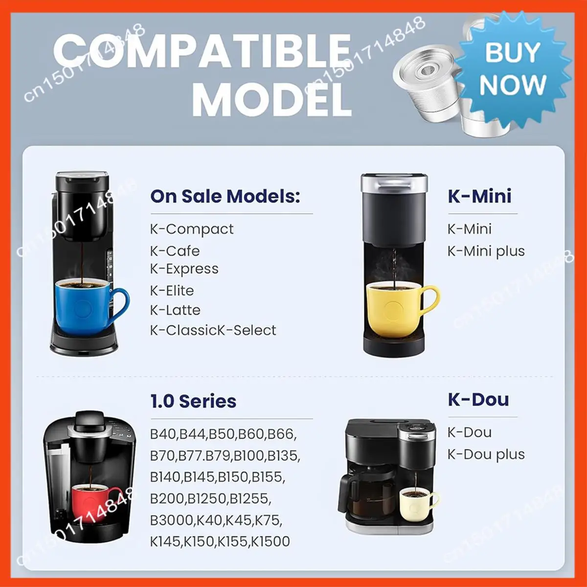 BISM 재사용 가능한 K 컵 및 커피 포드 Keurig 용 스테인레스 스틸 리필 형 K 컵 금속 K 컵 커피 포드 커피 양조 액세스