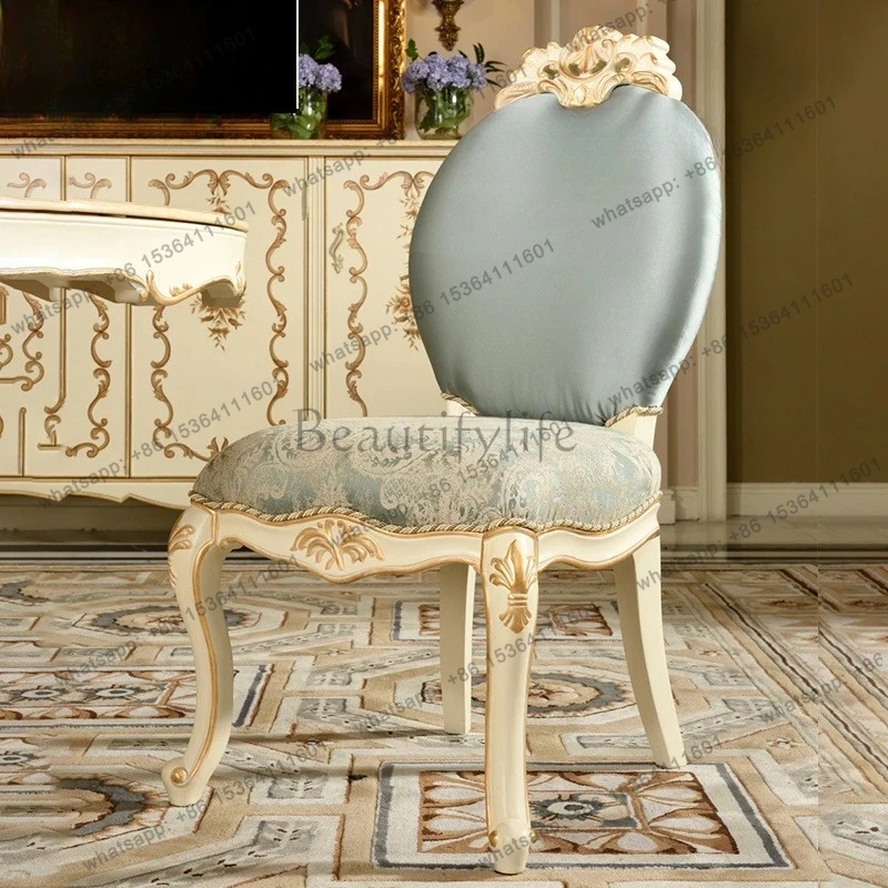 

European dining chair neoclassical size apartment home designer fashion exquisite high sense