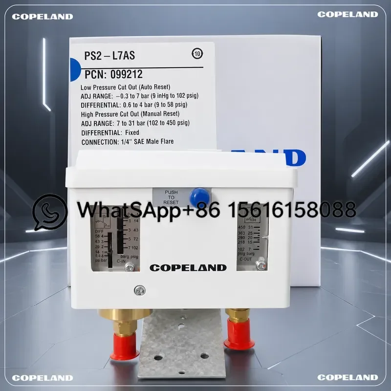 Original Copeland Pressure Controller PS2-L7AS PS2-A7AS for Air Conditioning Cold Storage Refrigeration System High Quality