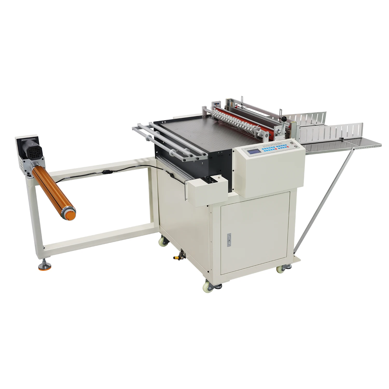 Innovative Design Fully Automatic Unwinding, Suction, Color Tracing and Cutting Machine Cut White Ink Hot Stamping