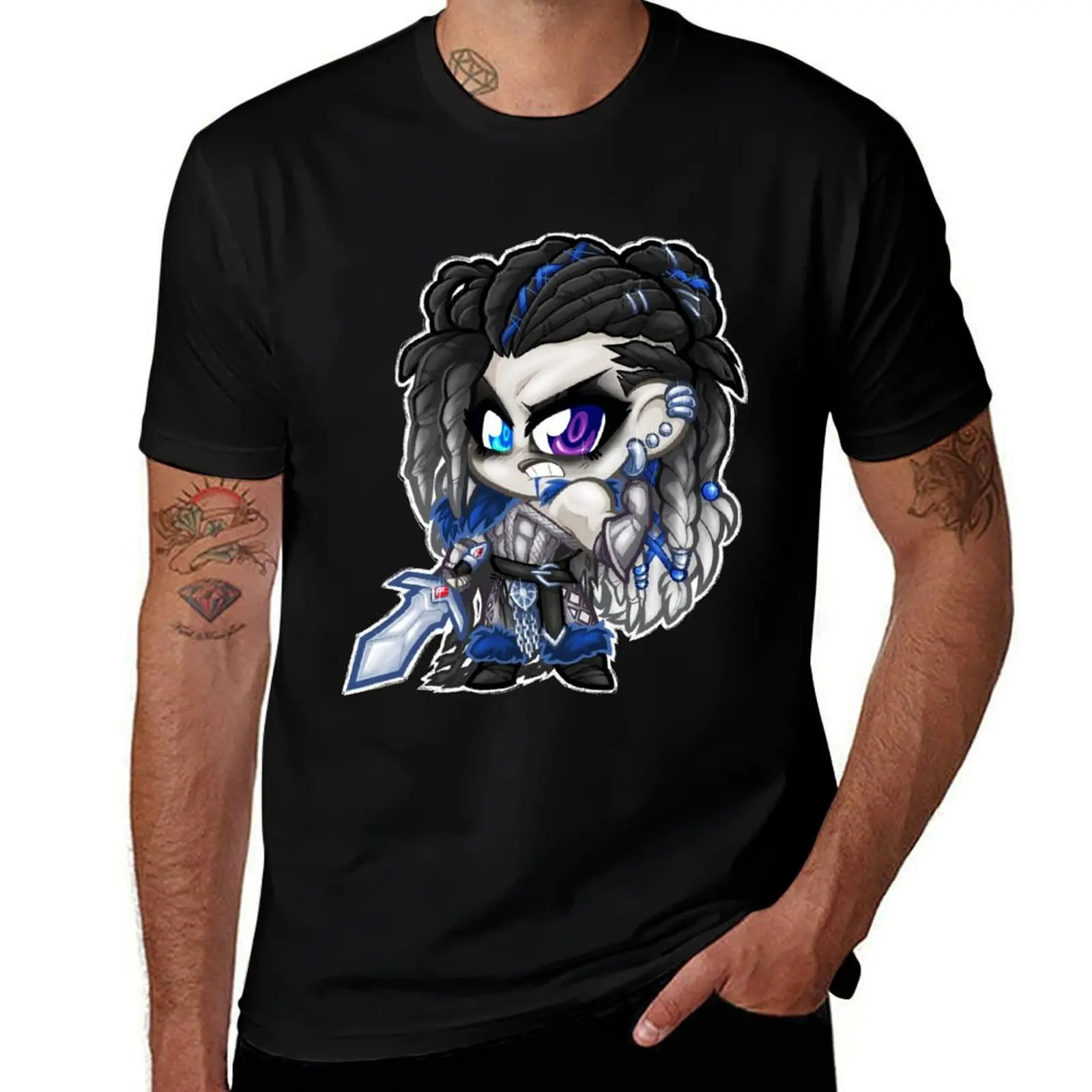 

shirts t high luxury Chibi man shirt man t quality Nydoorin Yasha man luxury t heavy brand T-Shirt shirt cotton