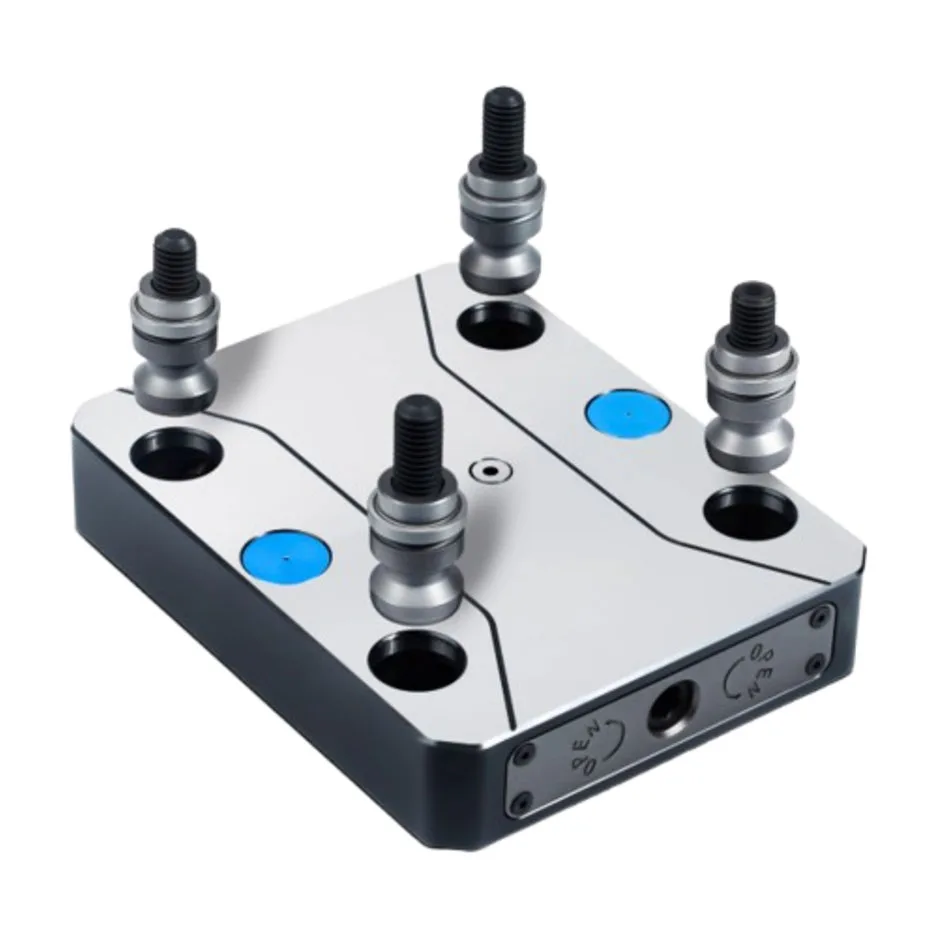 Four axis five axis high-precision self centering vise CNC machining center D52 fast fixture zero positioning table vise