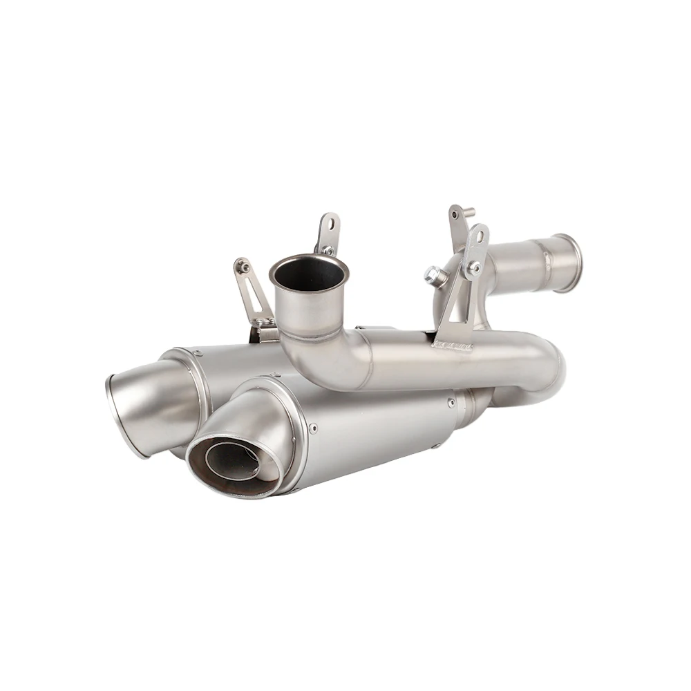 Silenziatore di scarico per moto con tubo di collegamento centrale per Ducati Panigale V4 2025 2026 StreetFighter V4 25 26 Panigale V4 R V4 S V4R V4S Street Fighter V4 S