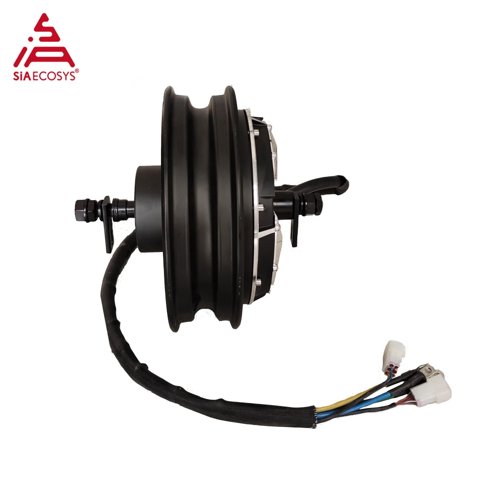 SiAECOSYS/QSMOTOR 205 10x3.0inch 50H 3000W V3 72V Powerful Racing Hub Motor for High Speed Electric Scooter