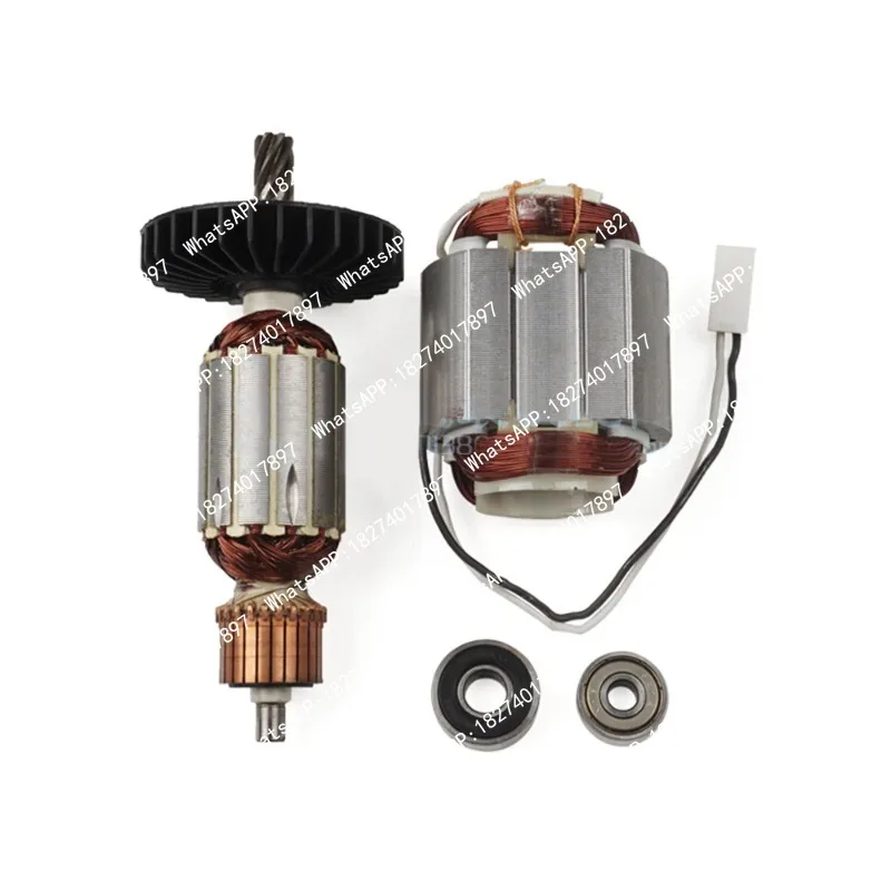 Rotor de armadura y estator de repuesto para martillo eléctrico AC220-240V, compatible con HR2800, HR2810, HR2811FT, HR2811F