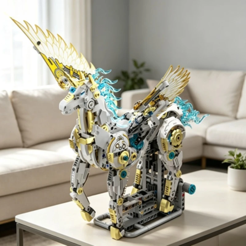 creative-1499pcs-unicorn-pegasus-building-blocks-technical-mechanical-animal-linkage-model-with-light-effectsparty-favor