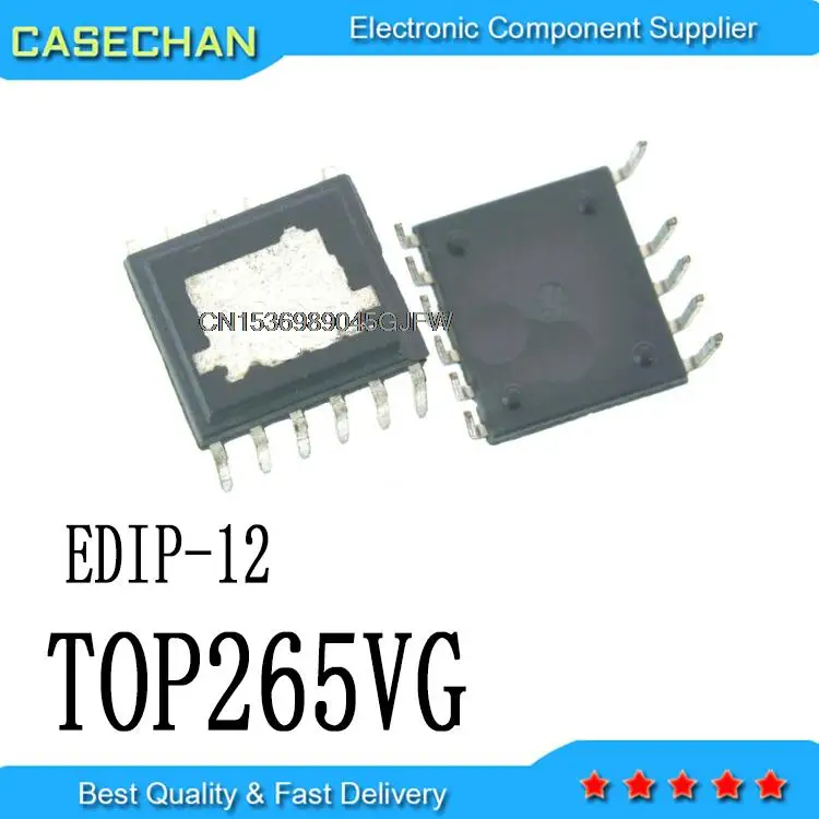 5PCS New and Original TOP265V TOP265 EDIP-12 TOP265VG 