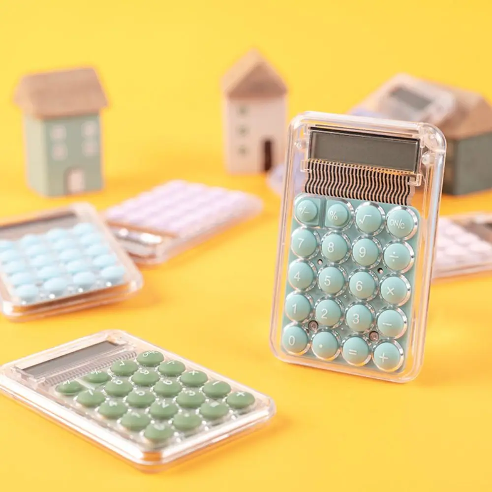 High Quality ABS Calculator Stationery Mini Candy Color Calculator Multifunctional Learning Supplies Electronic Calculator