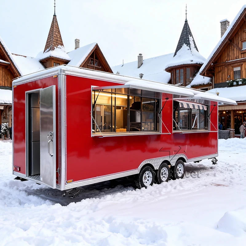 

Мобильный фудтрак-киоск для пиццы из Китая, стандарт США/Великобритания, с полным кухонным оборудованием