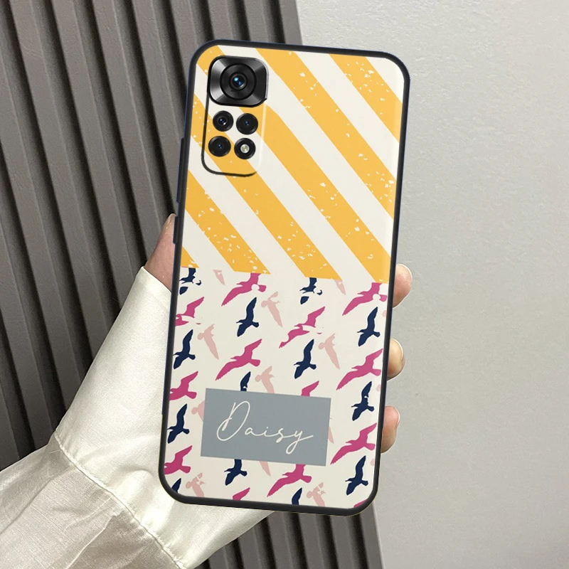 Funda Floral de estética personalizada para Xiaomi Redmi Note 11, 11S, 10S, 9, 9S, 8, 12 Pro, Redmi 9, 10, 12C, 9C, 9T, 10A, 10C