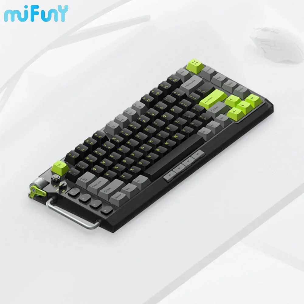 Imagem -02 - Mifuny Nuphy Field75 Teclado Mecânico 83 Teclas sem Fio Tri-mode Troca Quente Rgb Retroiluminado Teclado para Jogos de Escritório Acessórios para Jogadores