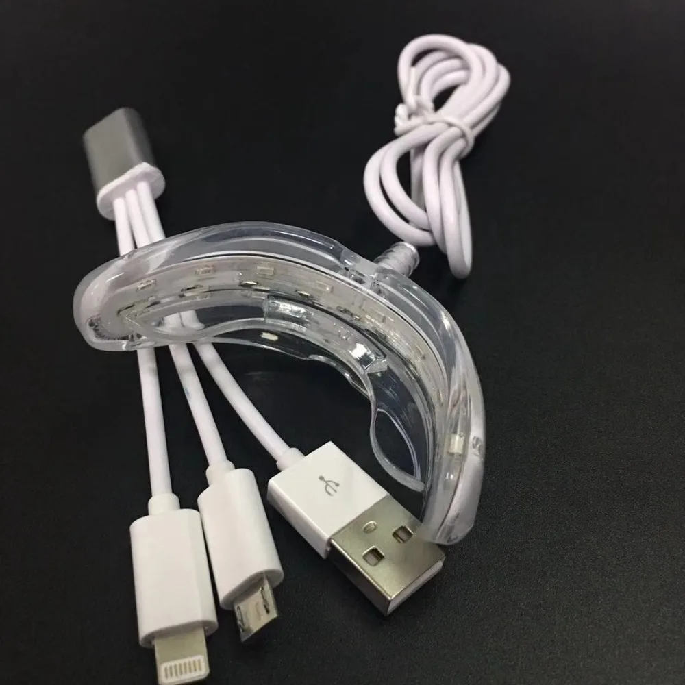 Picture 7: 3 in1 Teeth Whitening Lamp 16 Light Portable USB Rechargeable Blue Light Oral Tooth Whitening Product Beauty Health Oral Hygiene