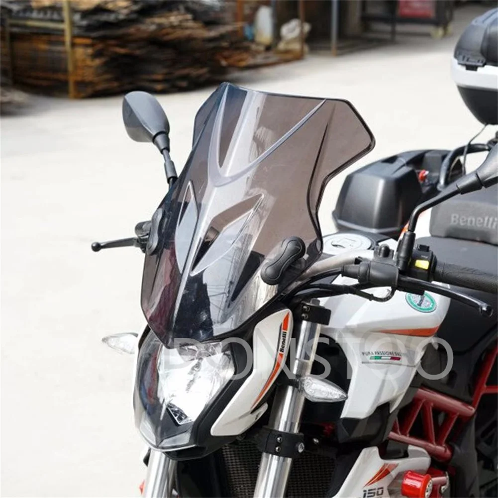 Motorcycle Front Windshield for Benelli TNT150i  TNT 150i Windscreen Wind Deflector Guide Hood