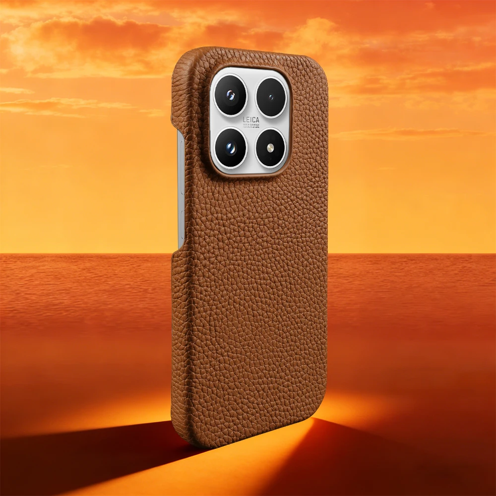 

Matte Genuine Leather Phone Case For Xiaomi 17 Pro Max 15 15S 15T 14 Pro Ultra 14T 13 Lite 13T 12 S 12T 11 Pro Shockproof Cover