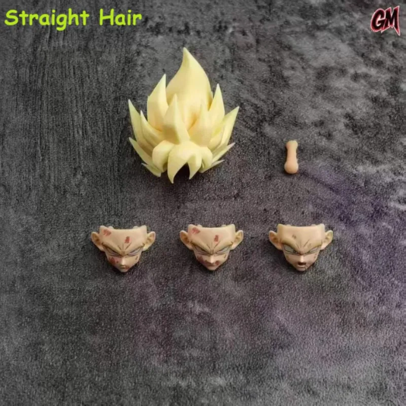 In Stock！GM Studio Dragon Ball SHF Super Saiyan Son Goku Accessories Adapted To The Games Begin3.0 Body Custom Heads Accessories - view 4