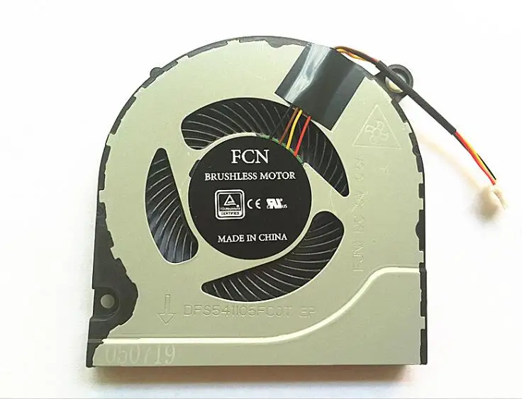 

FCN Nitro5 N17C1 A715-71 AN515-51 52 AN515-41 G3-571 DFS541105FC0T FKRL Server Cooling Fan DC 5V 4-Wire