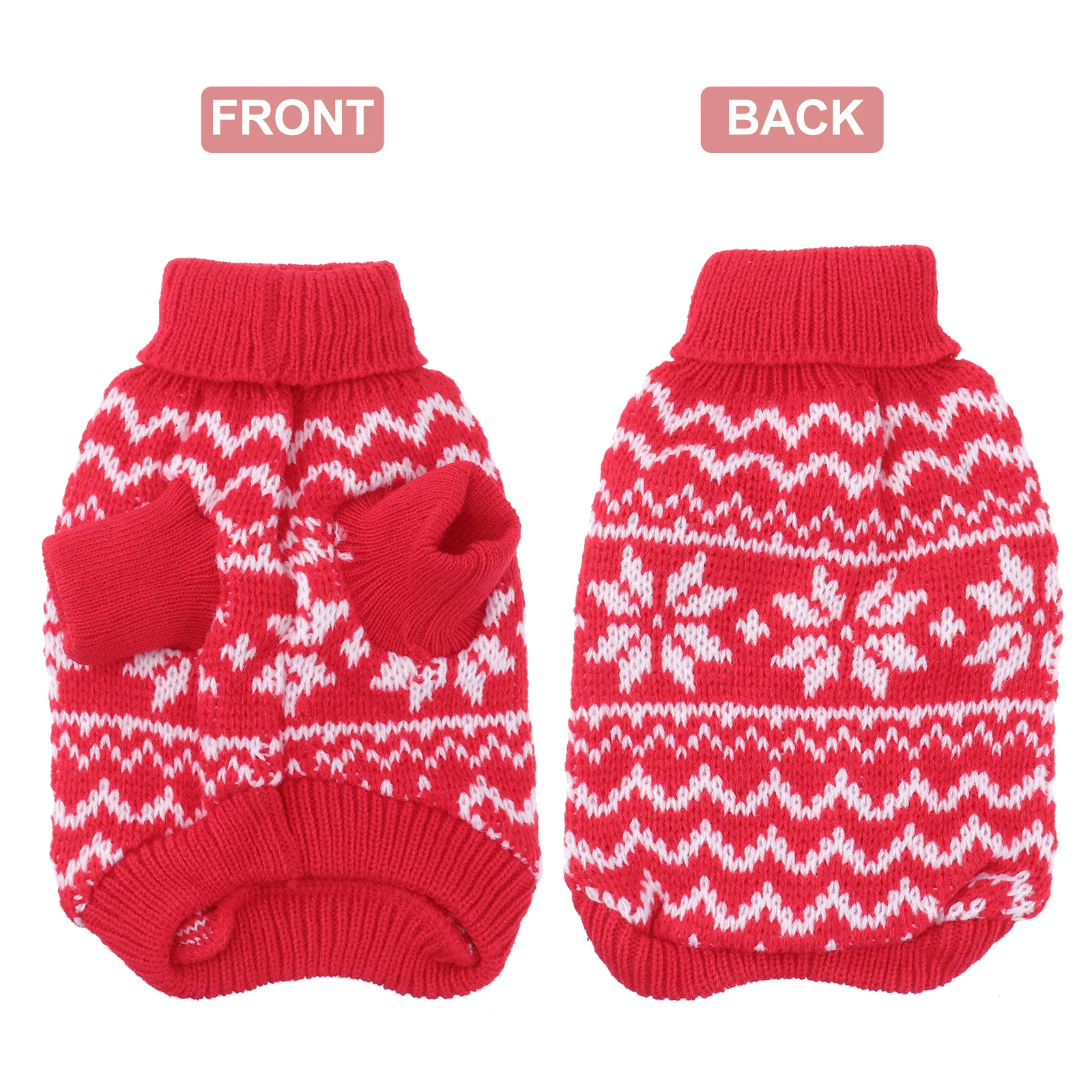 

Pet Sweater Christmas Costumes Winter Dog Clothes Cold Weather Coats for Cute Puppies Puppy Outfit