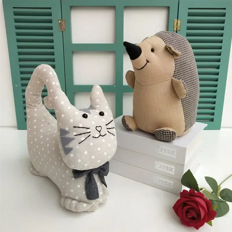 Cute Door Stopper Fabric Animal Door Stopper Gifts for Mom Decorative Doorstops Book Stopper Prevent Door from Hitting The Wall