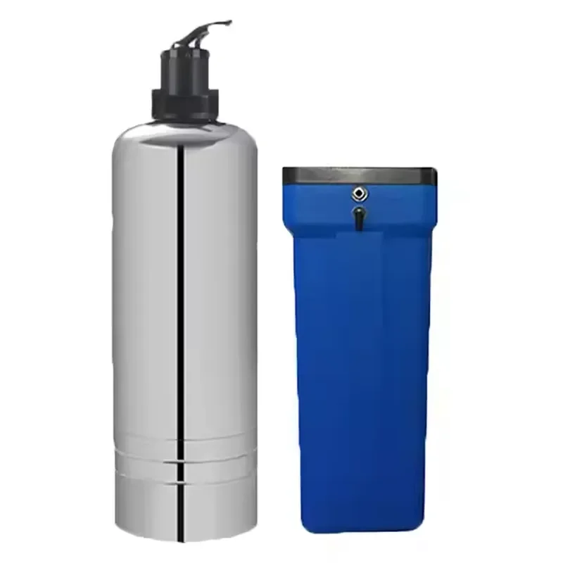 2000L/H Stainless Steel Manual Water Filter Softener Household Ion Exchange for Hardness Reduction Outdoor Application