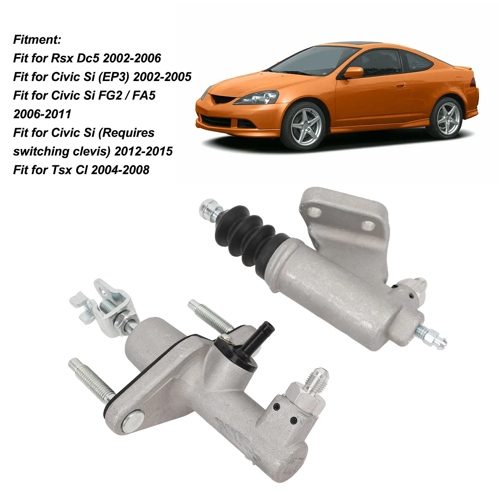 

Master Slave Cylinder Complete Master Cylinder Slave Kit Direct Replace Rustproof High Hardness KTD CLK KMS for Dc5